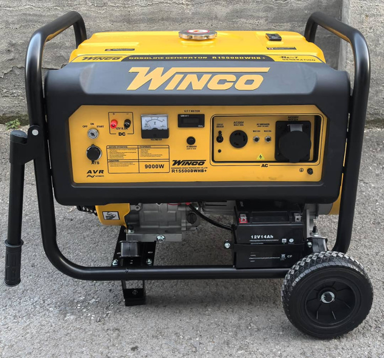 موتور برق بنزینی وینکو 10 کیلووات مدل R15500DWHB ریموت دار