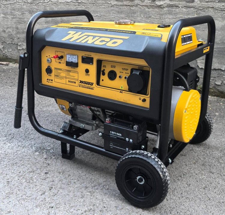 موتور برق بنزینی وینکو 10 کیلووات مدل R15500DWHB ریموت دار